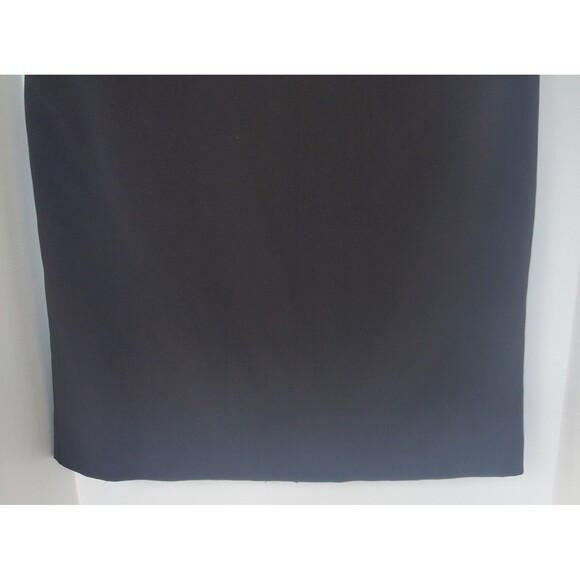 Womens Black Pencil Skirt Josephine Essentials Size 14 Knee Length Back Slit NWT - Picture 3 of 12